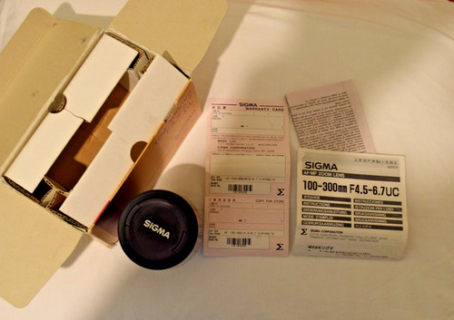 Sigma zoom 100 300 - 100-300, mm